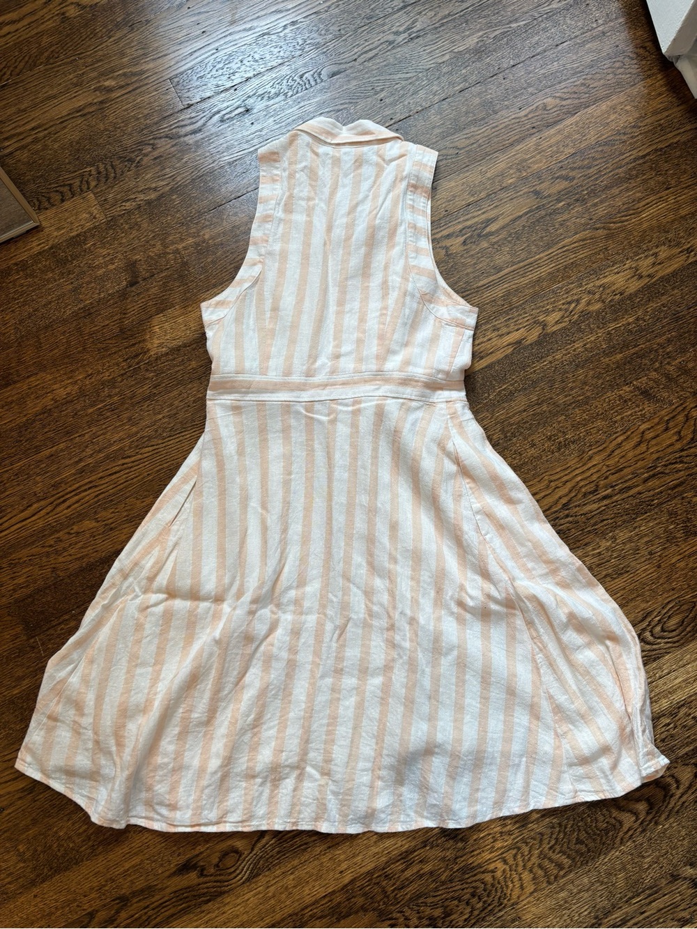 Anthropologie Billie Sleeveless Striped Shirt Dress - Picture 2 of 3